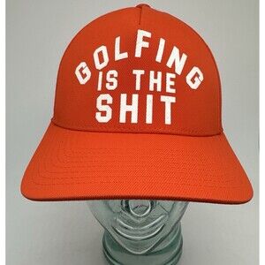 G/Fore Golfing Is The Sh*t Stretch Twill Snapback Hat Cap Snap Back OSFA Racer
